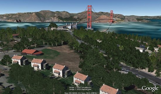 谷歌发布Google Earth 6 整合街景和3D功能