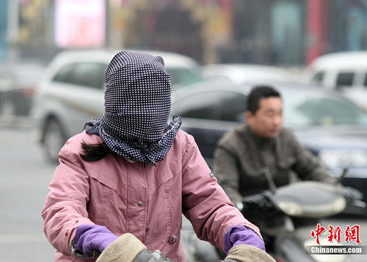 元旦期间中国大部将遭遇雨雪降温